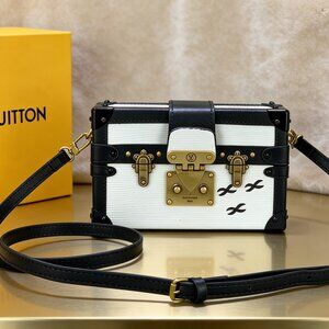 Louis Vuitton Petite Malle Birds Motif Epi White